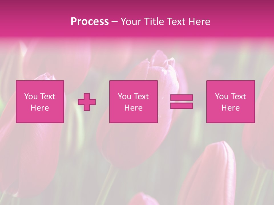 Easter Magenta Mother PowerPoint Template