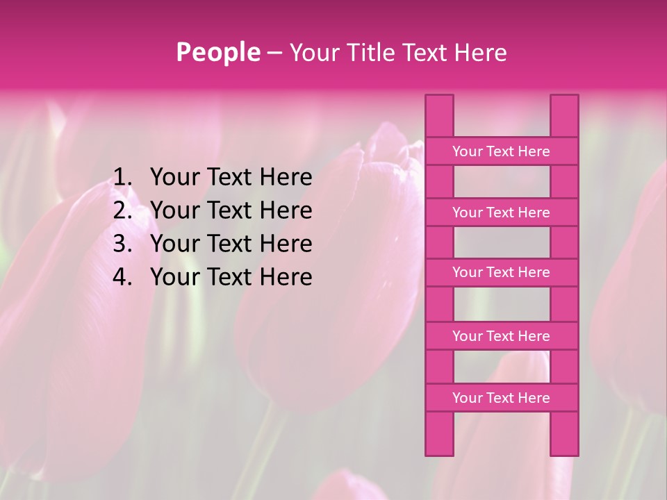 Easter Magenta Mother PowerPoint Template