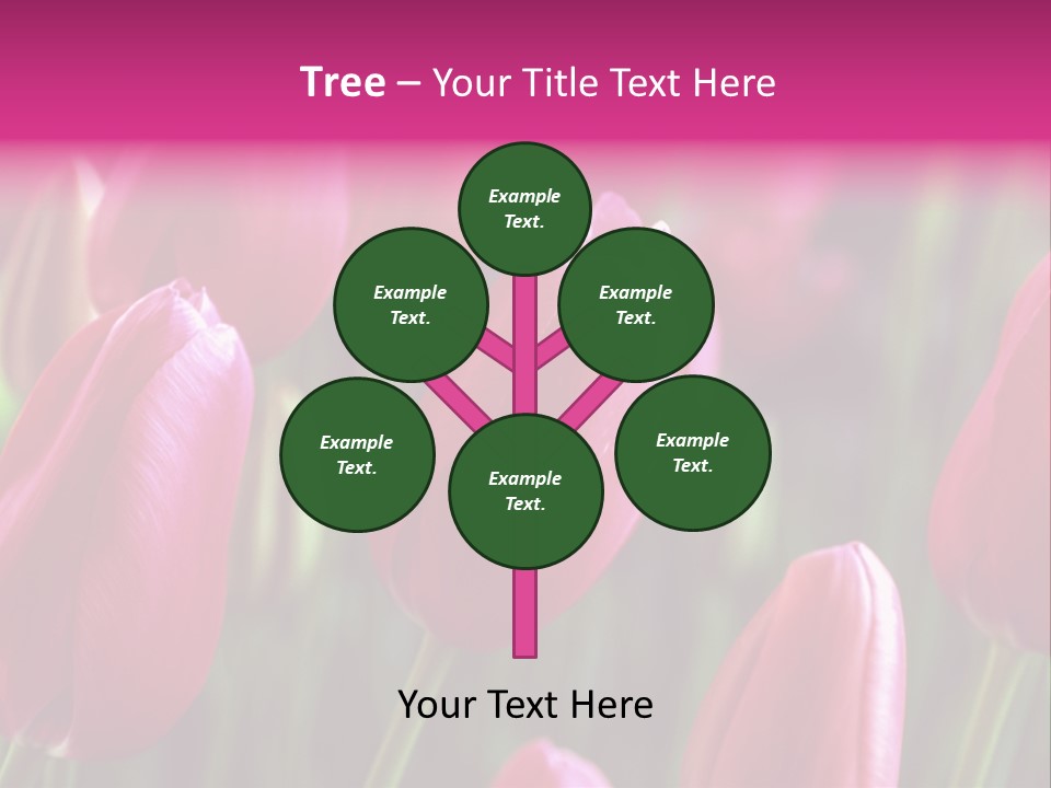 Easter Magenta Mother PowerPoint Template