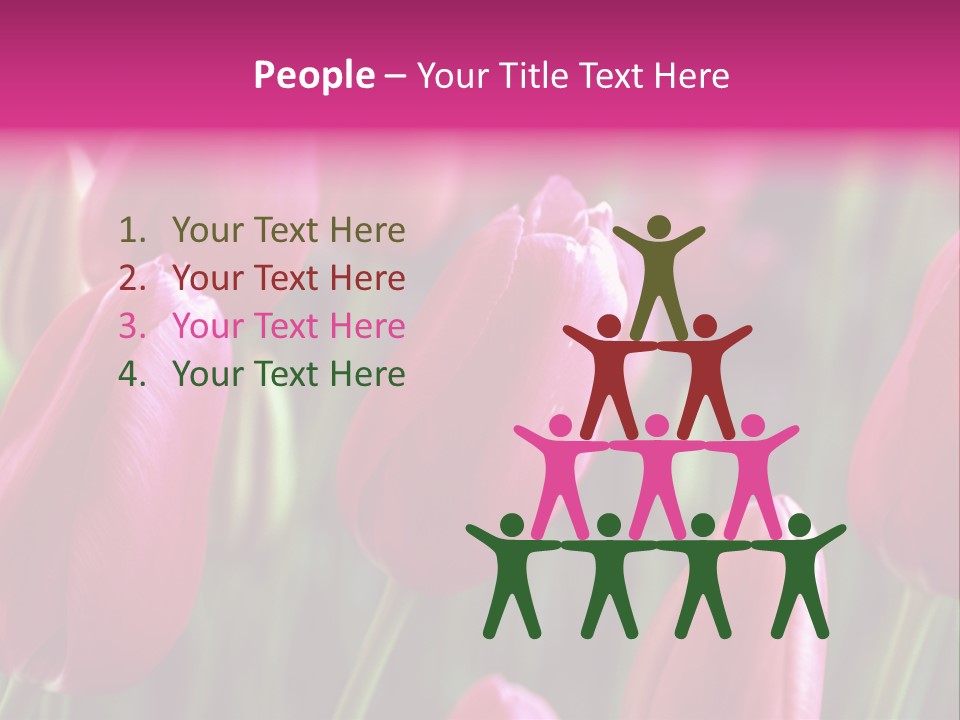 Easter Magenta Mother PowerPoint Template