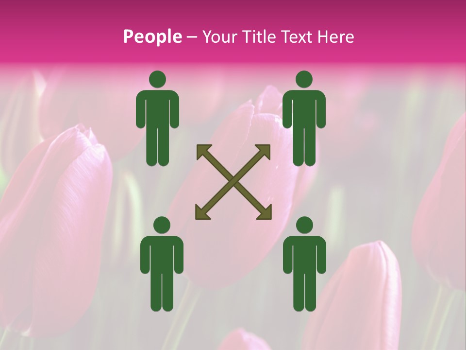 Easter Magenta Mother PowerPoint Template