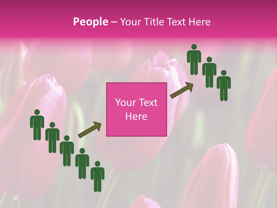 Easter Magenta Mother PowerPoint Template