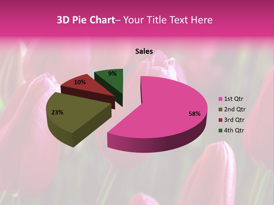 Easter Magenta Mother PowerPoint Template