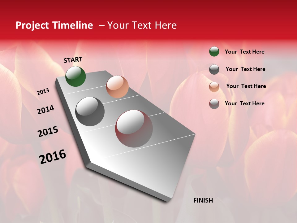 June Colour Bulb PowerPoint Template
