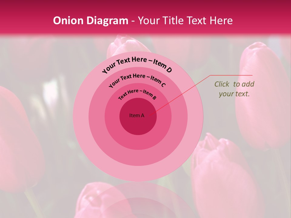 April Natural Tulip PowerPoint Template