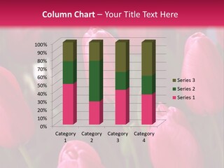 April Natural Tulip PowerPoint Template