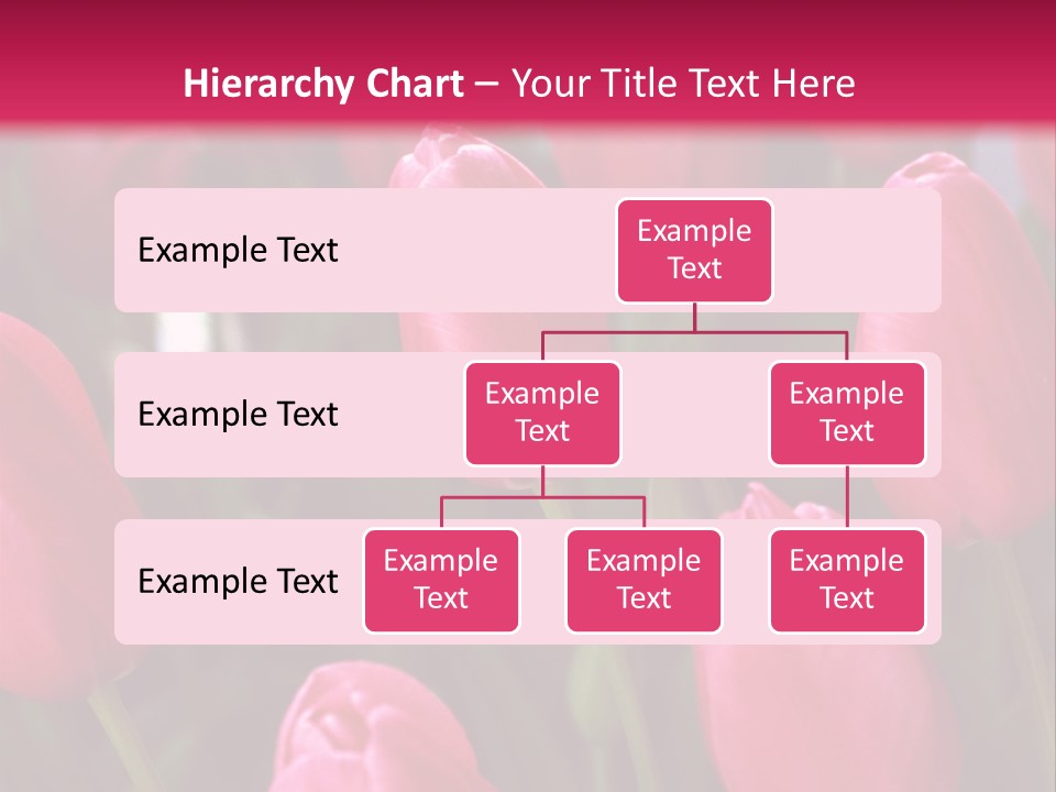 April Natural Tulip PowerPoint Template