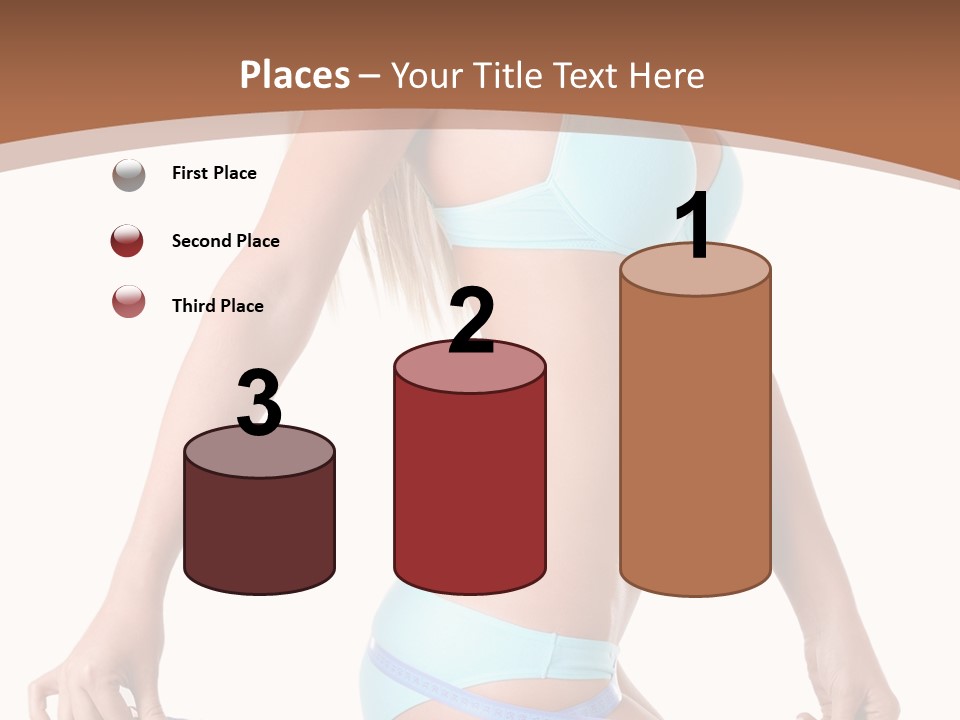 White Background Perfect Female PowerPoint Template