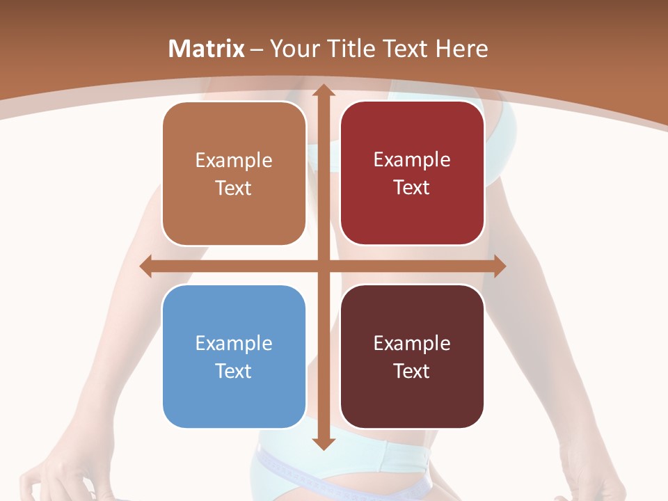 White Background Perfect Female PowerPoint Template