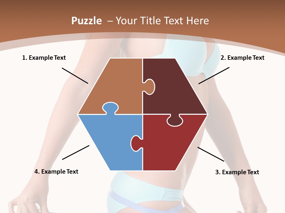 White Background Perfect Female PowerPoint Template