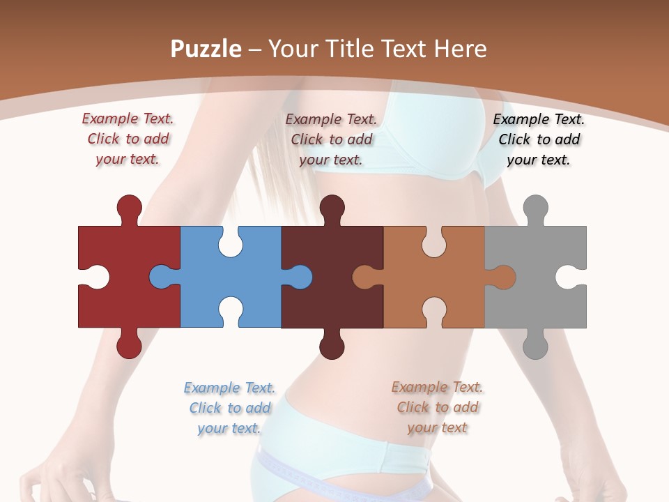 White Background Perfect Female PowerPoint Template