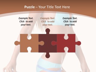 White Background Perfect Female PowerPoint Template