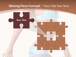 White Background Perfect Female PowerPoint Template