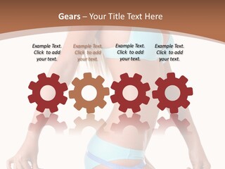 White Background Perfect Female PowerPoint Template