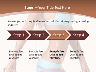 White Background Perfect Female PowerPoint Template