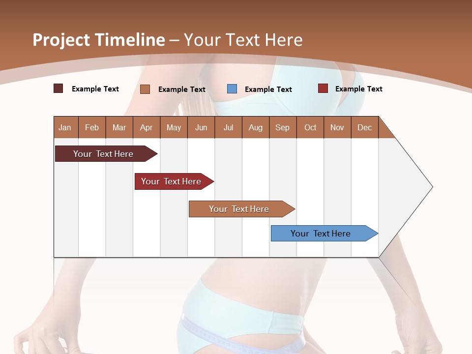 White Background Perfect Female PowerPoint Template