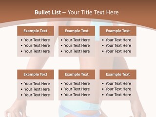 White Background Perfect Female PowerPoint Template