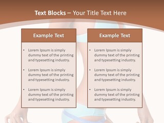 White Background Perfect Female PowerPoint Template