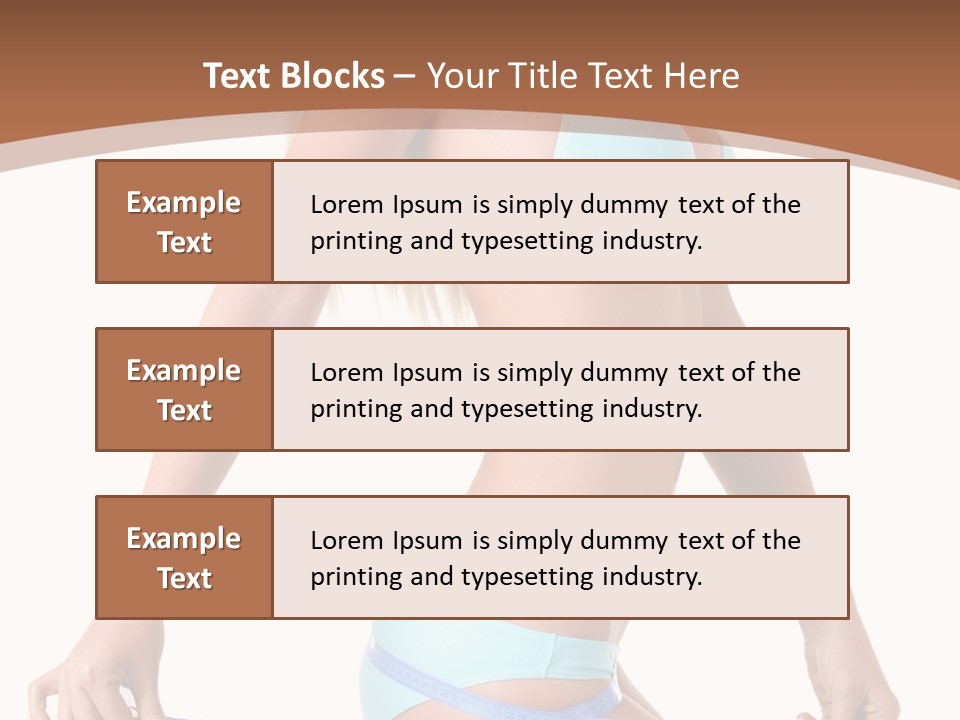 White Background Perfect Female PowerPoint Template