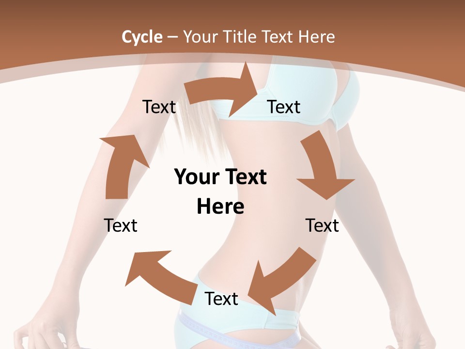 White Background Perfect Female PowerPoint Template