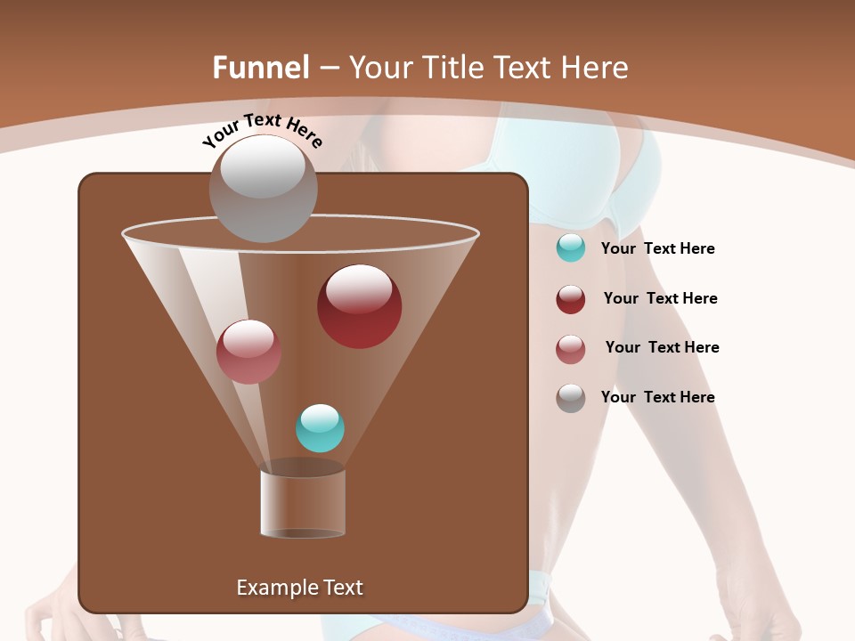 White Background Perfect Female PowerPoint Template