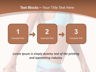 White Background Perfect Female PowerPoint Template