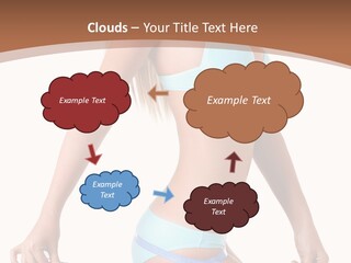 White Background Perfect Female PowerPoint Template