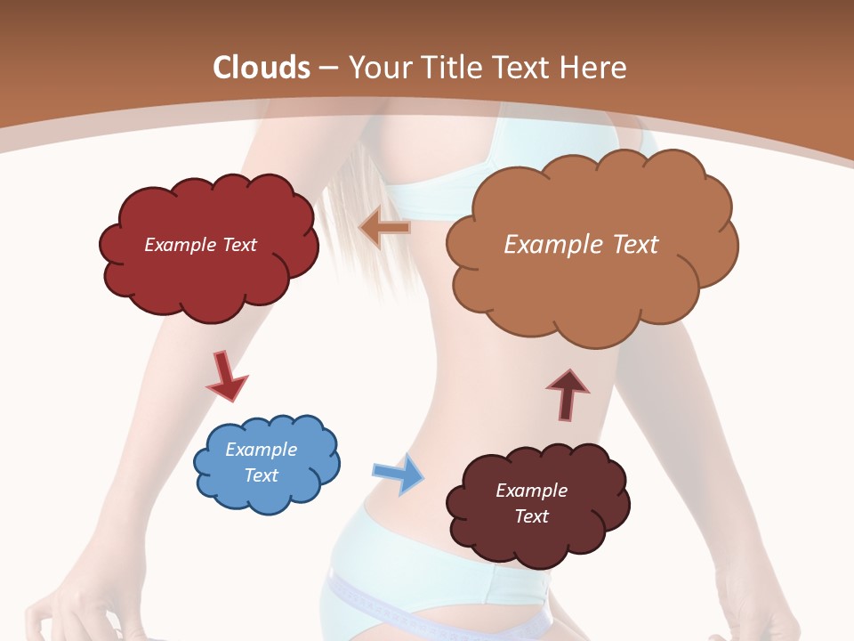 White Background Perfect Female PowerPoint Template