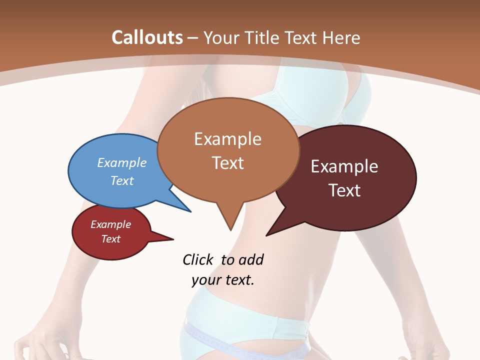 White Background Perfect Female PowerPoint Template