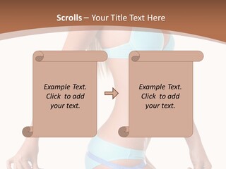 White Background Perfect Female PowerPoint Template