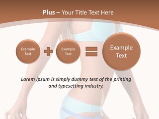 White Background Perfect Female PowerPoint Template