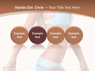 White Background Perfect Female PowerPoint Template