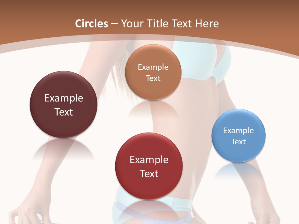 White Background Perfect Female PowerPoint Template