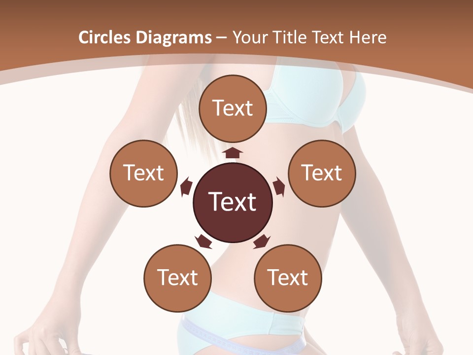 White Background Perfect Female PowerPoint Template