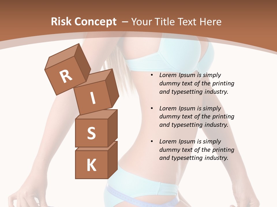 White Background Perfect Female PowerPoint Template