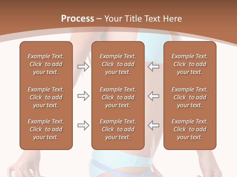 White Background Perfect Female PowerPoint Template