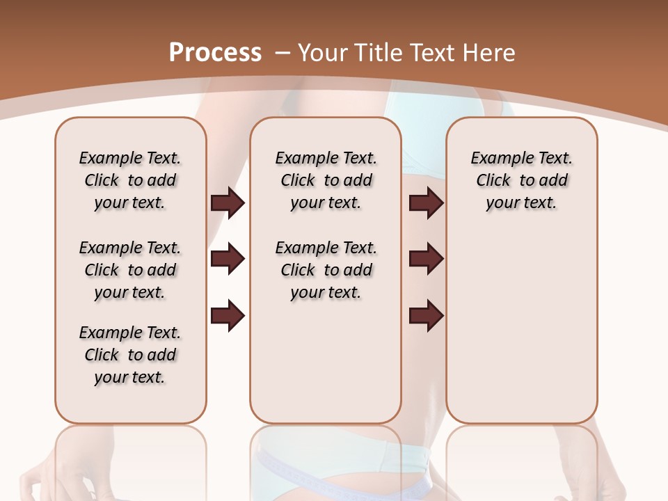 White Background Perfect Female PowerPoint Template
