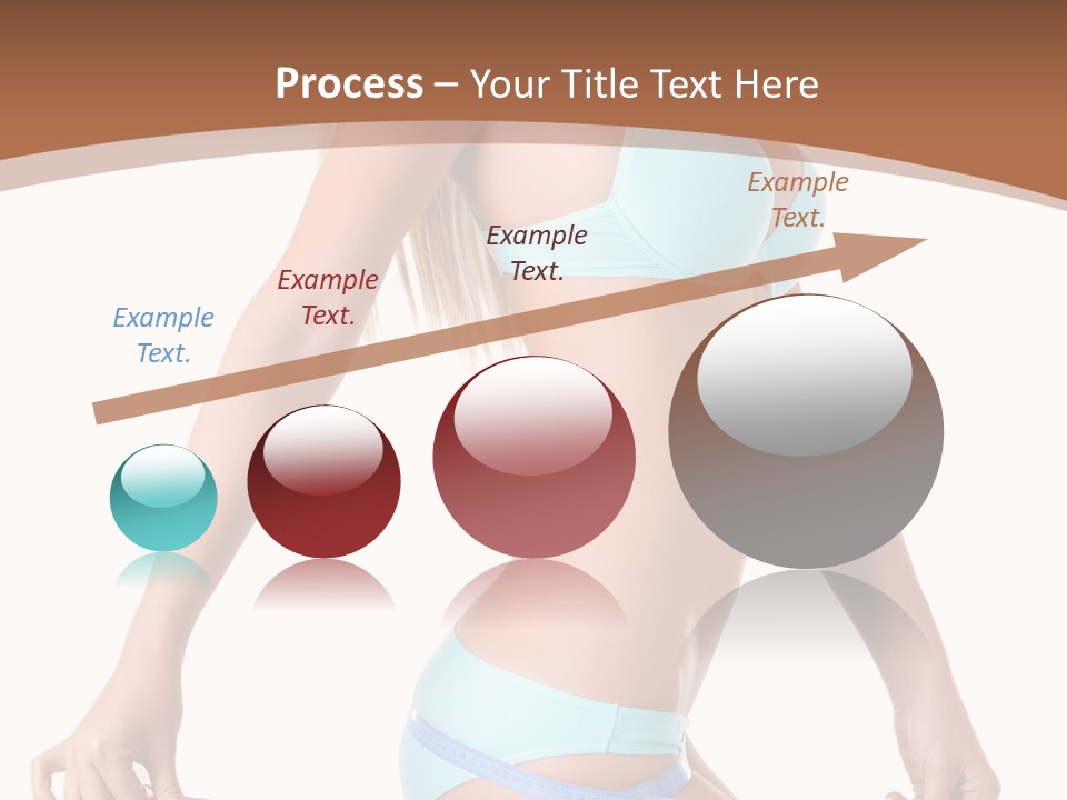 White Background Perfect Female PowerPoint Template