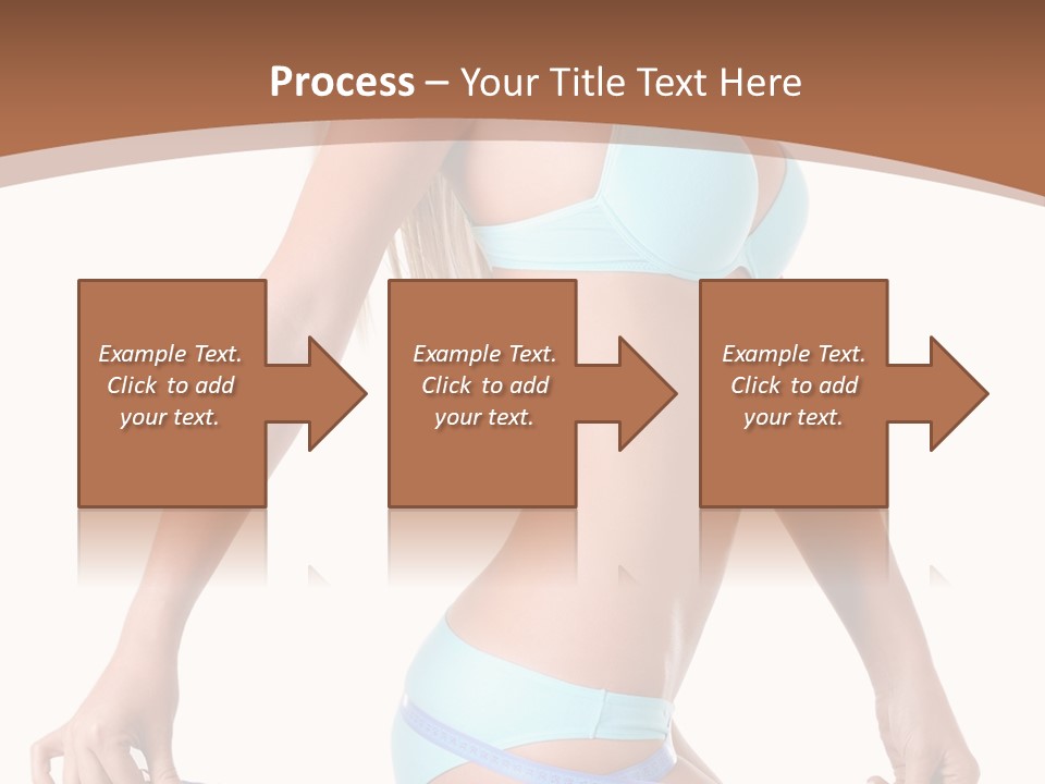 White Background Perfect Female PowerPoint Template