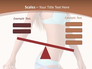White Background Perfect Female PowerPoint Template