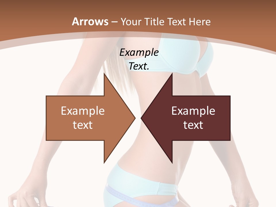 White Background Perfect Female PowerPoint Template