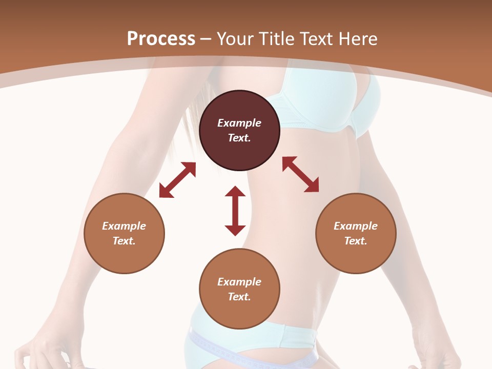 White Background Perfect Female PowerPoint Template