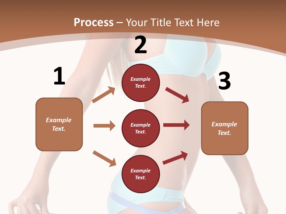 White Background Perfect Female PowerPoint Template