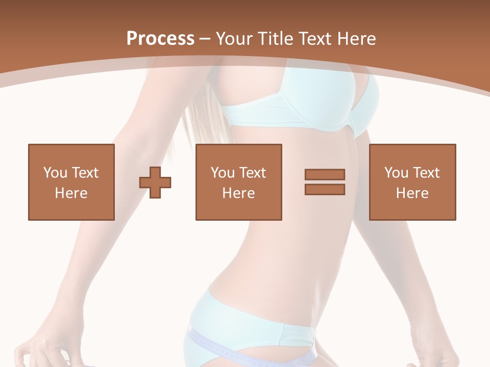 White Background Perfect Female PowerPoint Template