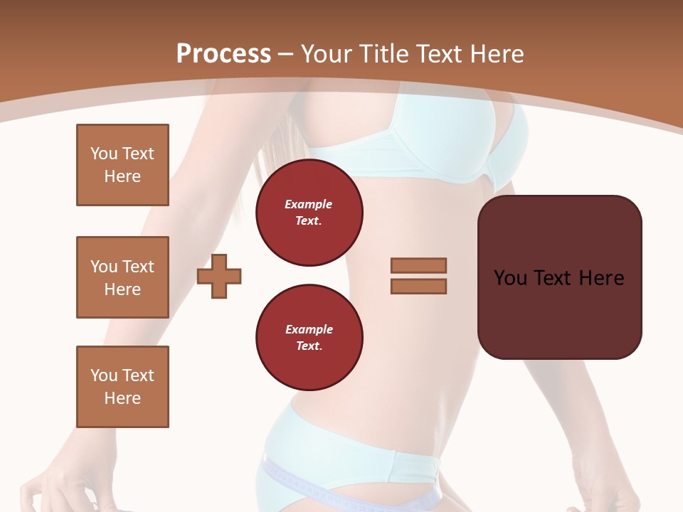 White Background Perfect Female PowerPoint Template