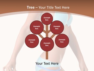 White Background Perfect Female PowerPoint Template