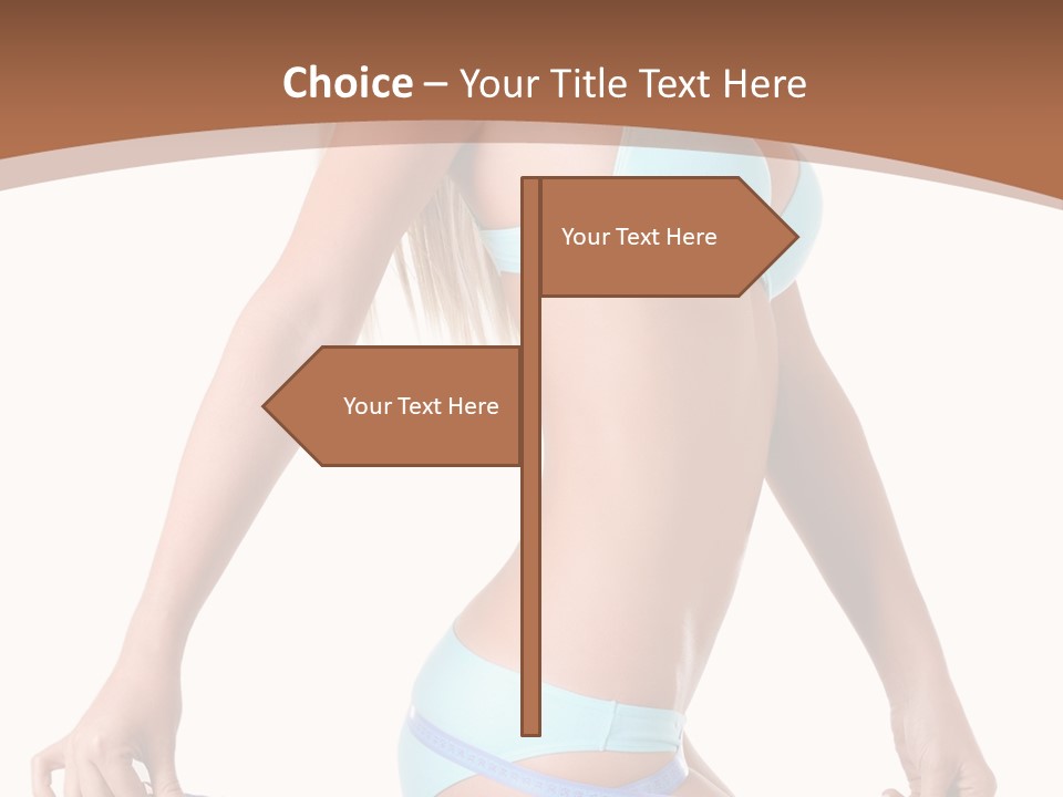 White Background Perfect Female PowerPoint Template
