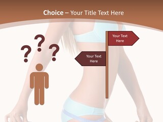 White Background Perfect Female PowerPoint Template