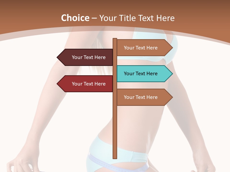 White Background Perfect Female PowerPoint Template