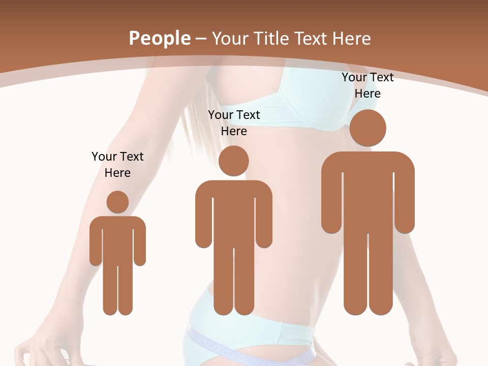 White Background Perfect Female PowerPoint Template